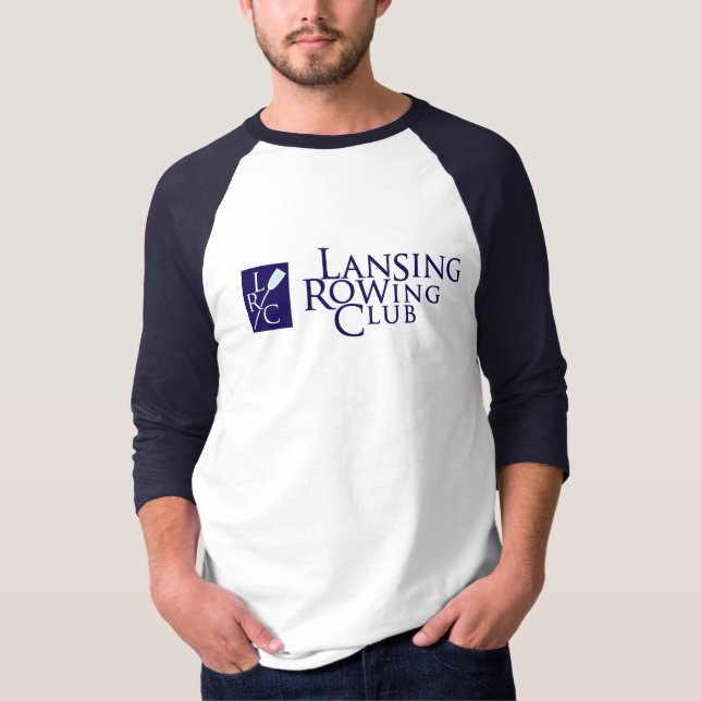 Lansing Rowing Club & LRC logo T-Shirt (Front)