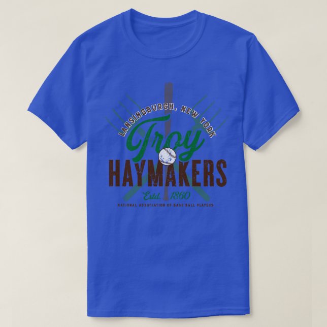 Lansingburgh Troy Haymakers T-Shirt (Design Front)