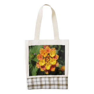 Lantana Desert Flower Zazzle HEART Tote Bag