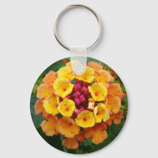 Lantana Flower II Keychain