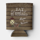 Lantern and Pinecones Barn Wood