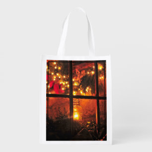 Lantern at Night Grocery Bag