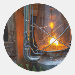 Lantern At Plains Camp, Kruger National Park Classic Round Sticker