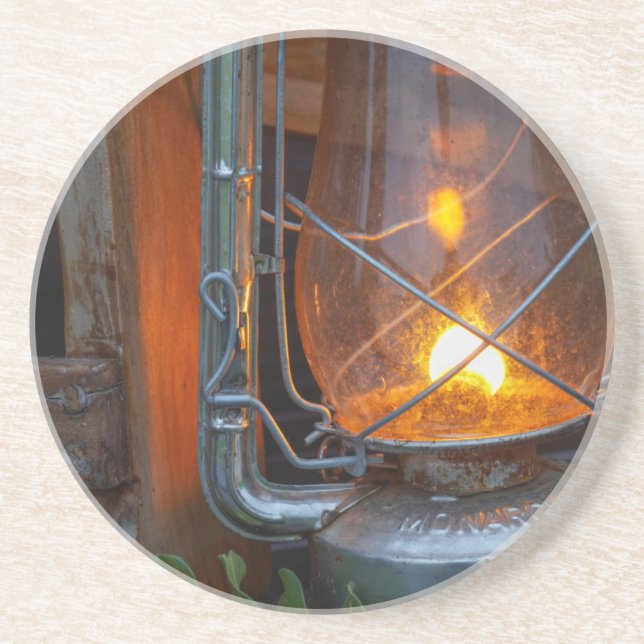 Lantern At Plains Camp, Kruger National Park Drink Coaster (Front)