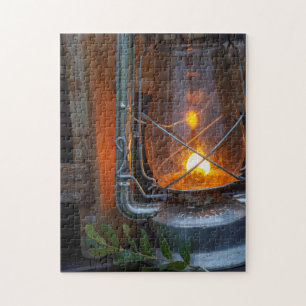 Lantern At Plains Camp, Kruger National Park Jigsaw Puzzle