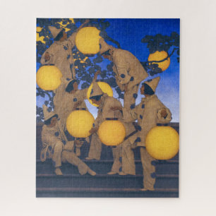 Lantern Bearers Maxfield Parrish Jigsaw Puzzle