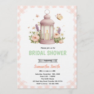 Lantern Bridal Shower Invitation