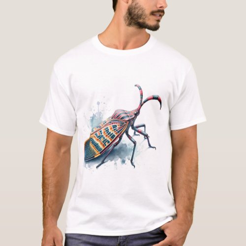 Lantern Bug Elegance IREF307 _ Watercolor T_Shirt