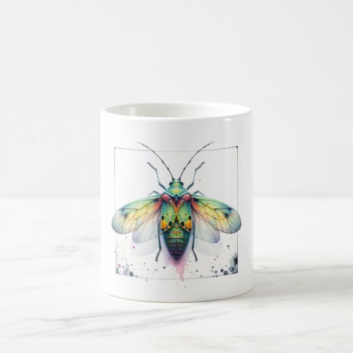 Lantern Bug Watercolor IREF289 _ Watercolor Coffee Mug