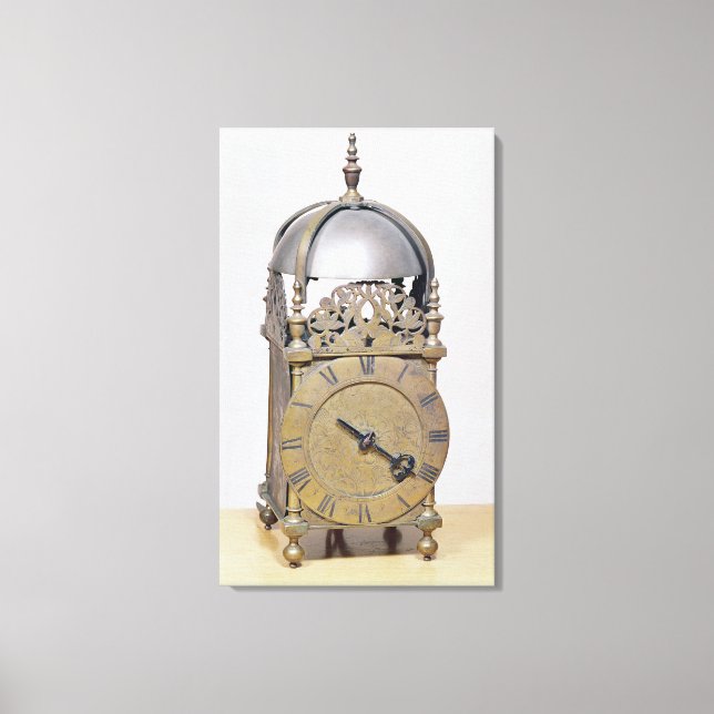 Lantern clock canvas print (Front)