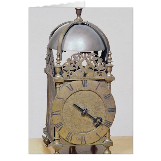 Lantern clock cards (Front)