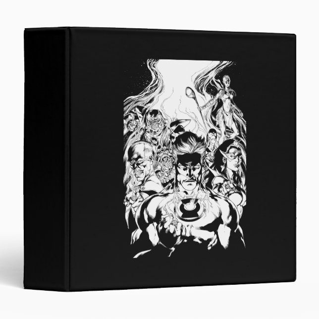 Lantern Corps Group Shot Binder (Front/Spine)