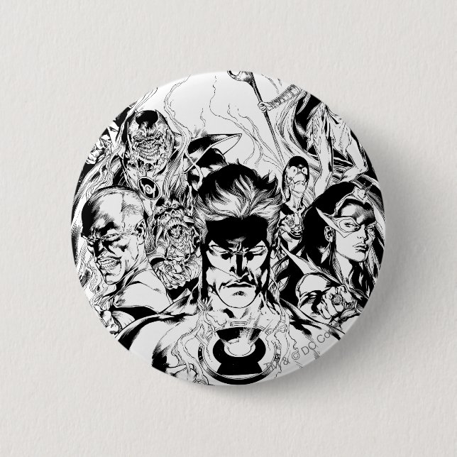 Lantern Corps Group Shot Pinback Button (Front)