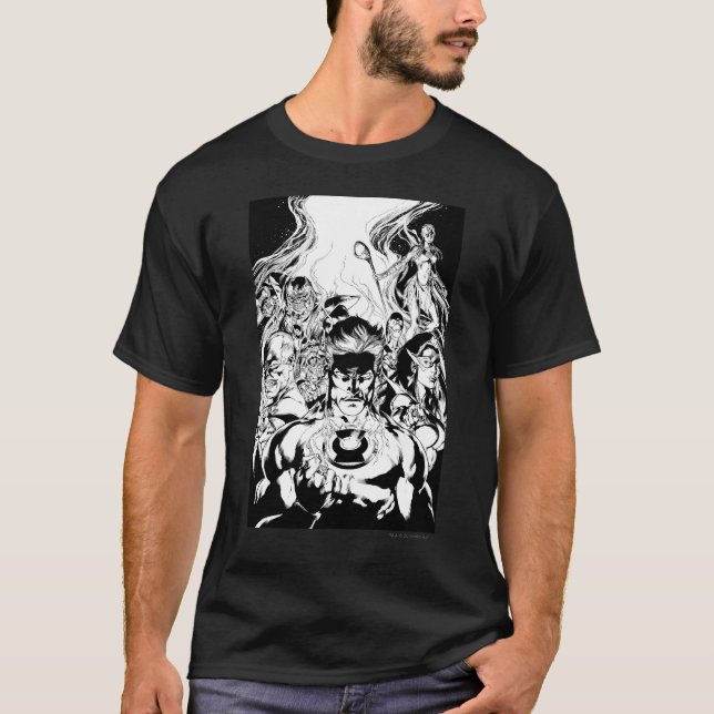 Lantern Corps Group Shot T-Shirt (Front)