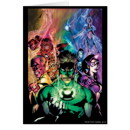 Lantern Corps Group with Colors Cards (Front)