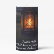 Lantern - darkness into light Psalm 18:28