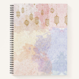 “Lantern Dreams” Pastel Ramadan Notebook