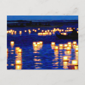 Lantern Floating Festival Postcard