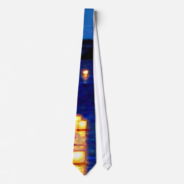 Lantern Floating Festival tie (Front)