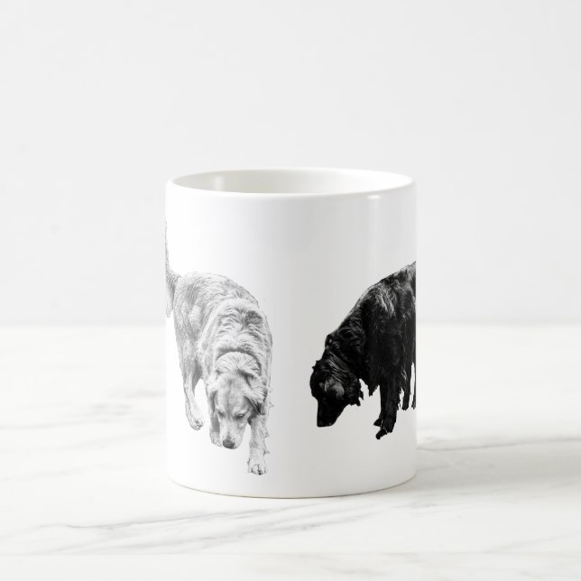 Lantern-Glow Scouts — Retriever Duo Coffee Mug (Center)