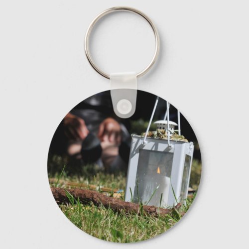 Lantern of light keychain