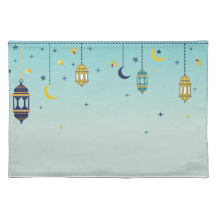 Lantern placement cloth placemat