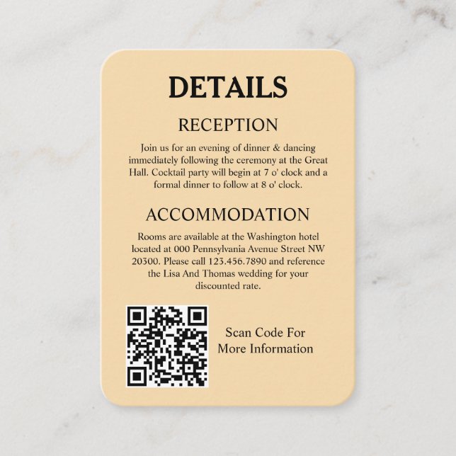 Lantern Sage Green Boho Design Wedding Enclosure Card (Front)