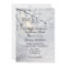 Lantern Sparkling Snow Winter Wedding Invitation