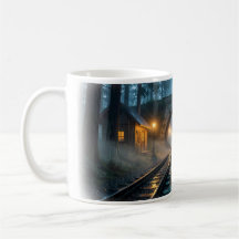 Lantern Trail Through the Forest Tunnel Mug