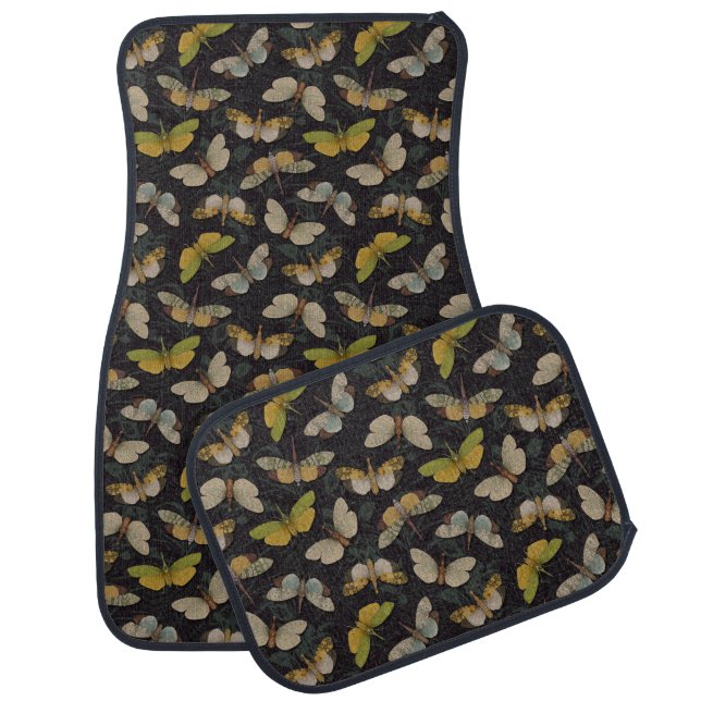 Lanternflies - Pyrops Candelaria & Planthoppers Car Floor Mat (Set)