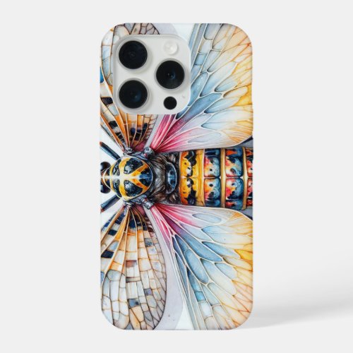 Lanternfly Watercolor IREF313 _ Watercolor iPhone 15 Pro Case