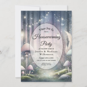 Lanternlight Dreams Enchanted Forest Housewarming  Invitation