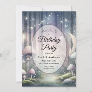 Lanternlight Dreams Enchanted Forest Invitation