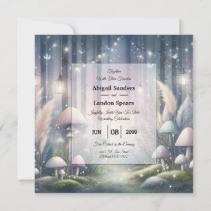 Lanternlight Dreams Enchanted Forest Wedding Invitation