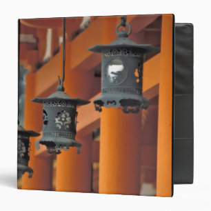 Lanterns hanging from the Heian-jingu Shrine, Binder