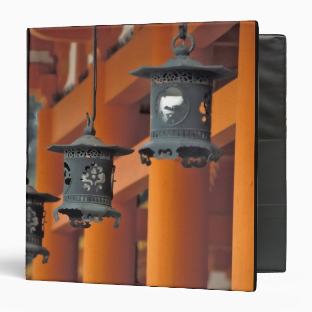 Lanterns hanging from the Heian-jingu Shrine, Binder (Front/Inside)