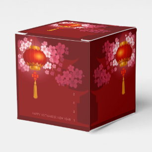Lanterns Hao Dao Happy Vietnamese New c Year CCFB Favor Boxes
