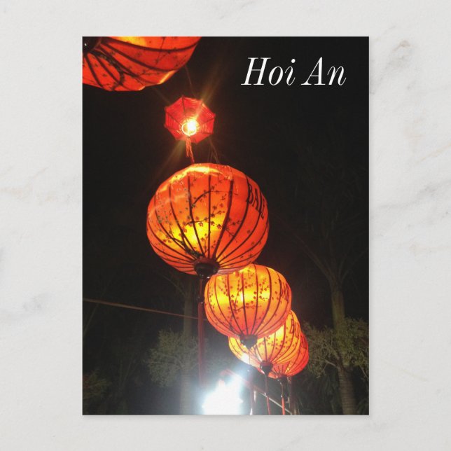 Lanterns in Hoi An Postcard (Front)