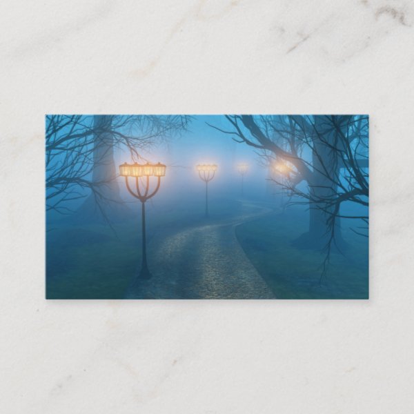 Lanterns in the Fog Bookmarks Business Card