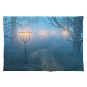 Lanterns in the Fog Placemat