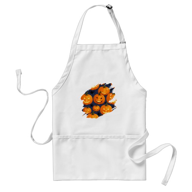Lanterns in the Night Adult Apron (Front)