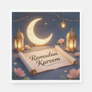 Lanterns Of Blessing – Floating Lantern Festival Napkins