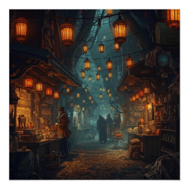 Lanterns of the Forgotten Alley Poster (Front)