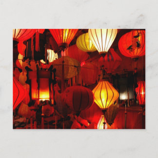 lanterns postcard