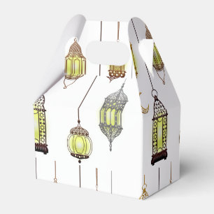 Lanterns Ramadan Mubarak Oriental Arabian Muslim Favor Boxes