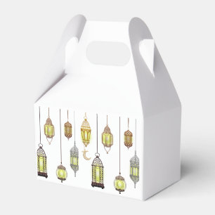 Lanterns Ramadan Mubarak Oriental Arabian Muslim Favor Boxes
