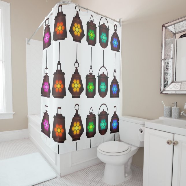 Lanters Shower Curtain (In Situ)