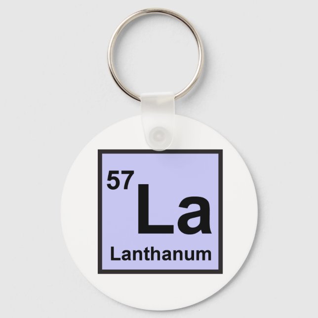 Lanthanum Keychain (Front)