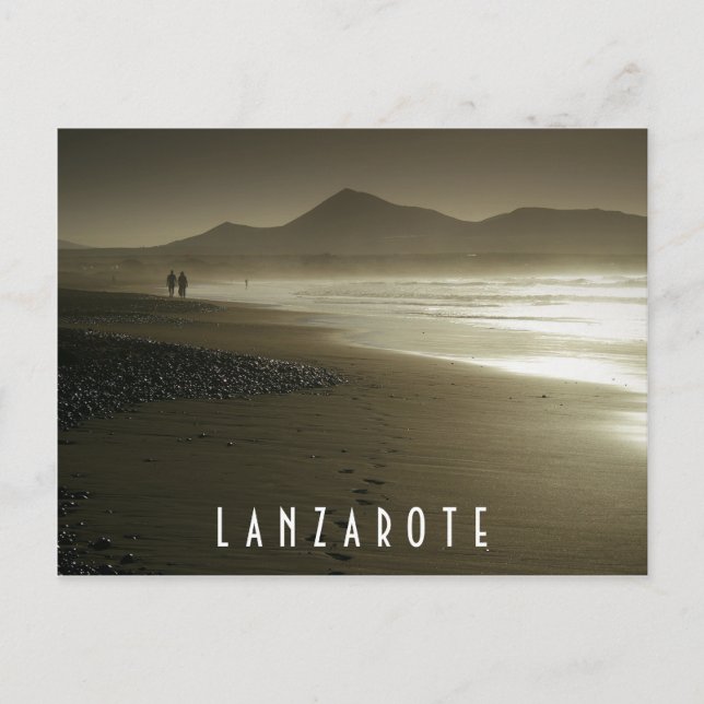 Lanzarote postcard - Playa de Famara (Front)