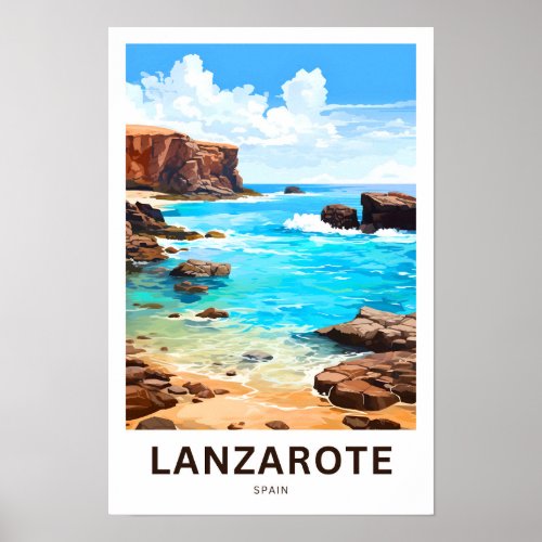 Lanzarote Spain Travel Print